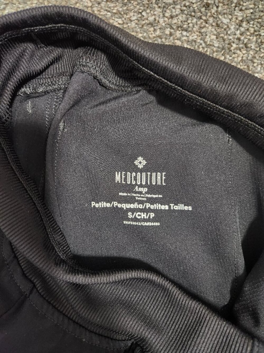 Lot of 4 Black Scrubs Size Small, Koi and Medcouture - Picture 10 of 10